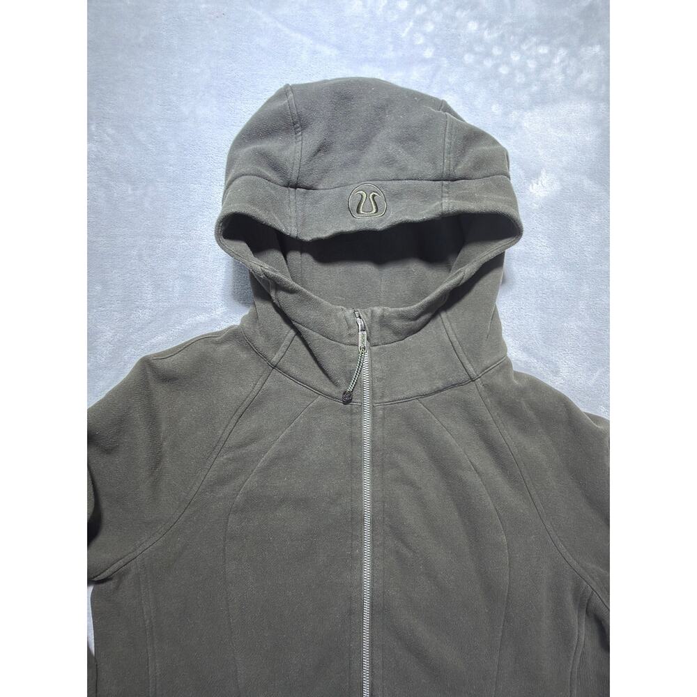 Lululemon Scuba Evolve Classic Full Zip Hoodie Carob Brown Size 12 Jacket - Picture 2 of 6